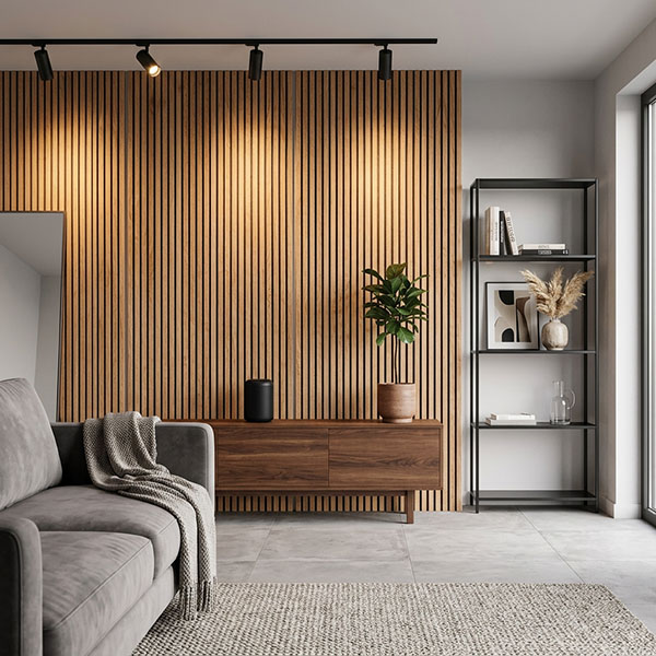 Pircher Pannello Fonoassorbente Rivestito Rovere Naturale MM 18X570X2780 - PIRCHER OBERLAND - Immagine 3